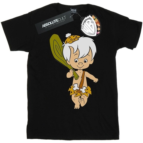 Abbigliamento Donna T-shirts a maniche lunghe The Flintstones Bamm Bamm Classic Pose Nero