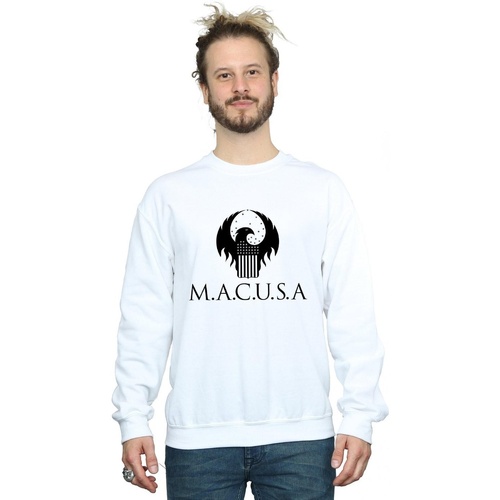 Abbigliamento Uomo Felpe Fantastic Beasts MACUSA Logo Bianco