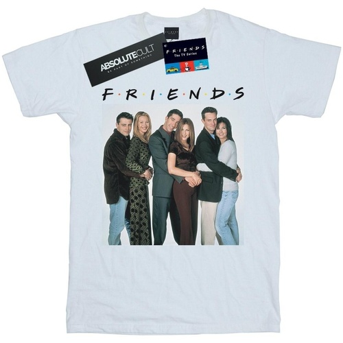 Abbigliamento Donna T-shirts a maniche lunghe Friends Group Photo Hugs Bianco
