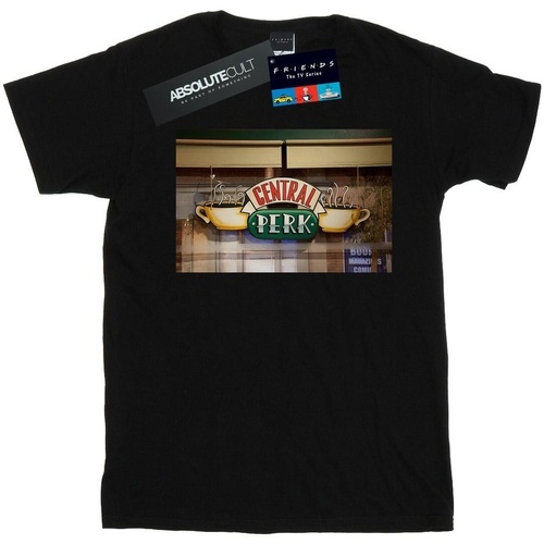 Abbigliamento Donna T-shirts a maniche lunghe Friends Central Perk Photo Nero