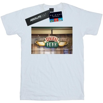 Abbigliamento Donna T-shirts a maniche lunghe Friends Central Perk Photo Bianco