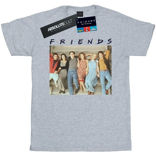 Abbigliamento Donna T-shirts a maniche lunghe Friends Group Photo Stairs Grigio