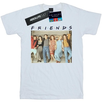 Abbigliamento Donna T-shirts a maniche lunghe Friends Group Photo Stairs Bianco