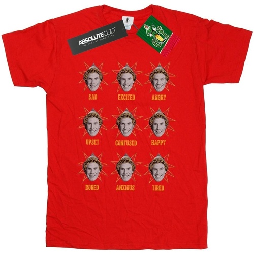 Abbigliamento Uomo T-shirts a maniche lunghe Elf Buddy Moods Rosso