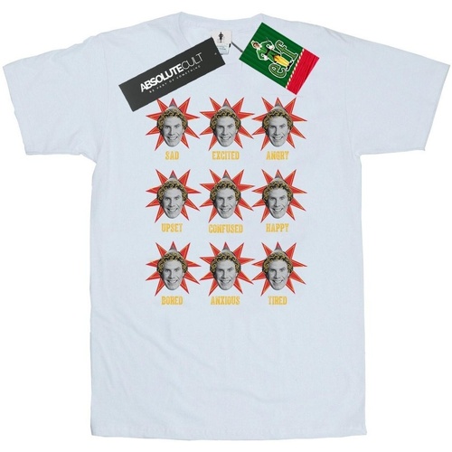 Abbigliamento Uomo T-shirts a maniche lunghe Elf Buddy Moods Bianco