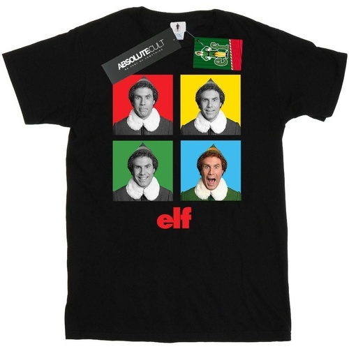 Abbigliamento Uomo T-shirts a maniche lunghe Elf Four Faces Nero