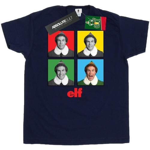 Abbigliamento Uomo T-shirts a maniche lunghe Elf Four Faces Blu