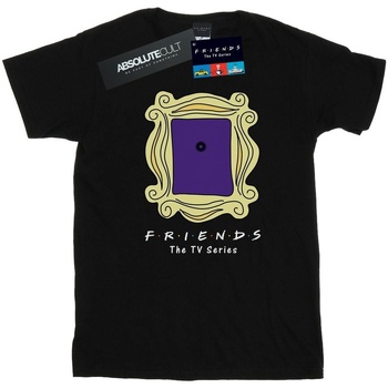 Abbigliamento Donna T-shirts a maniche lunghe Friends Door Peephole Nero