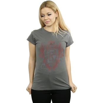 Abbigliamento Donna T-shirts a maniche lunghe Harry Potter Gryffindor Lion Crest Multicolore