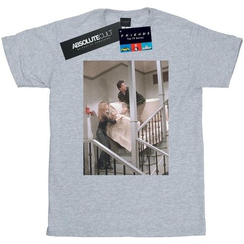 Abbigliamento Donna T-shirts a maniche lunghe Friends Sofa Stairs Photo Grigio