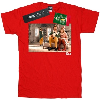 Abbigliamento Uomo T-shirts a maniche lunghe Elf Family Rosso