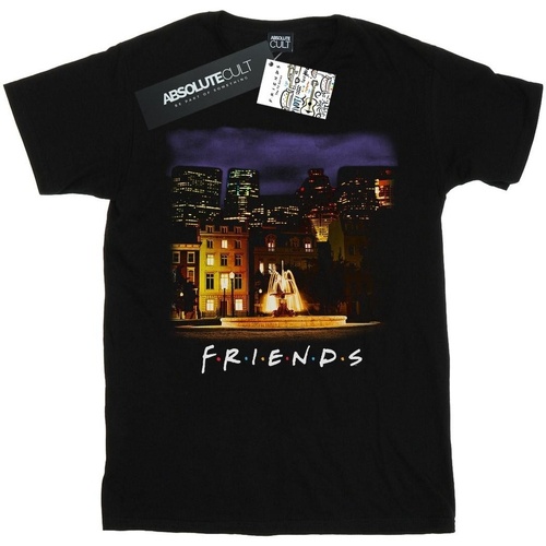 Abbigliamento Donna T-shirts a maniche lunghe Friends Nightime Fountain Nero