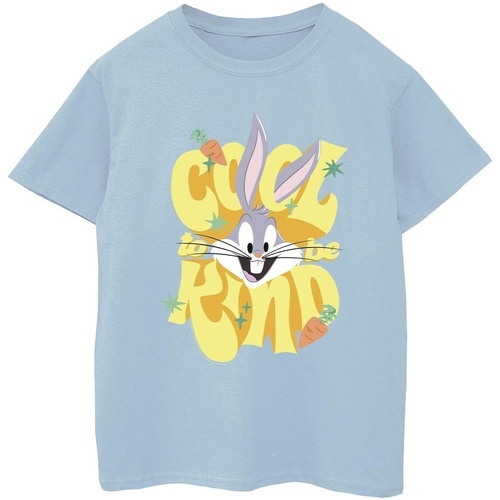 Abbigliamento Bambino T-shirt maniche corte Dessins Animés Bugs Cool To Be Kind Blu
