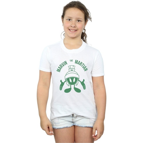 Abbigliamento Bambina T-shirts a maniche lunghe Dessins Animés BI24358 Bianco