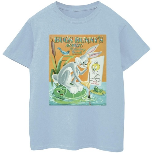 Abbigliamento Bambino T-shirt maniche corte Dessins Animés Bugs Bunny Colouring Book Blu
