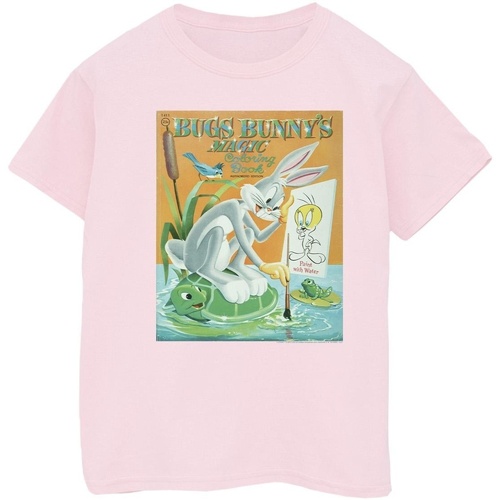 Abbigliamento Bambino T-shirt maniche corte Dessins Animés Bugs Bunny Colouring Book Rosso