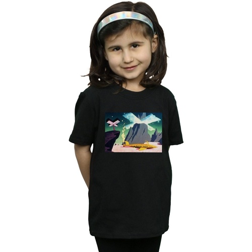 Abbigliamento Bambina T-shirts a maniche lunghe Dessins Animés Martian Maggot Nero