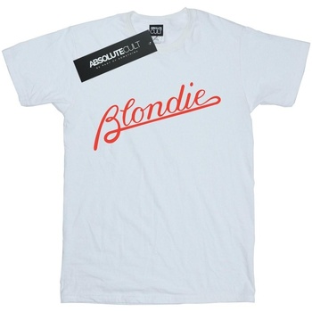 Blondie Lines Logo Bianco