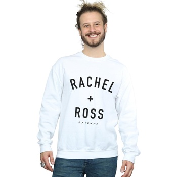 Abbigliamento Uomo Felpe Friends Rachel And Ross Text Bianco