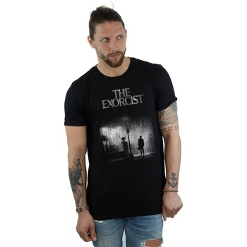 Abbigliamento Uomo T-shirts a maniche lunghe The Exorcist Mono Distressed Poster Nero