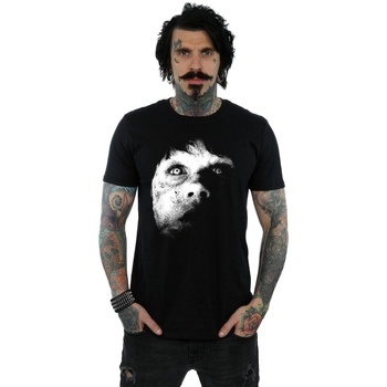 Abbigliamento Uomo T-shirts a maniche lunghe The Exorcist Regan Demon Face Nero