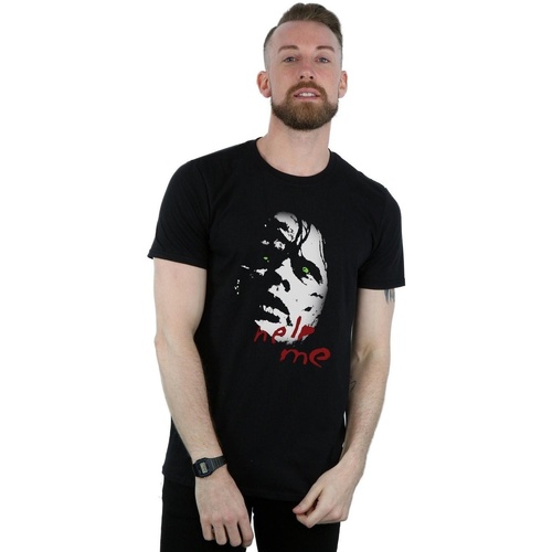 Abbigliamento Uomo T-shirts a maniche lunghe The Exorcist Help Me Nero