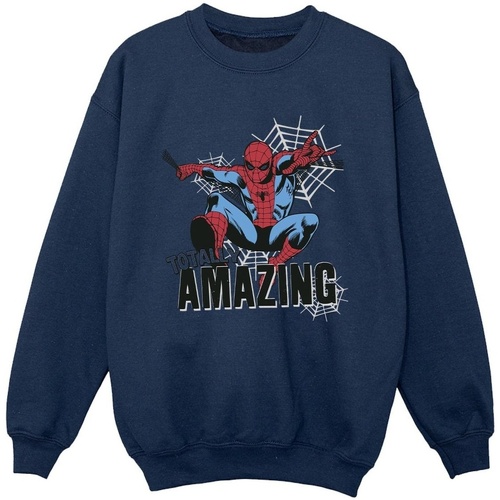 Abbigliamento Bambino Felpe Marvel Spider-Man Amazing Blu
