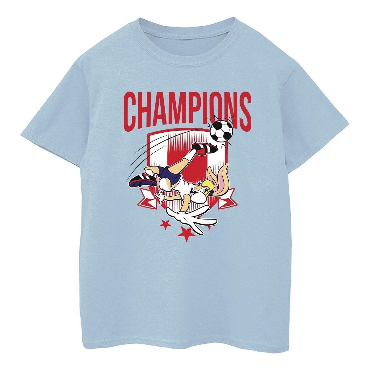 Abbigliamento Bambino T-shirt maniche corte Dessins Animés Lola Football Champions Blu