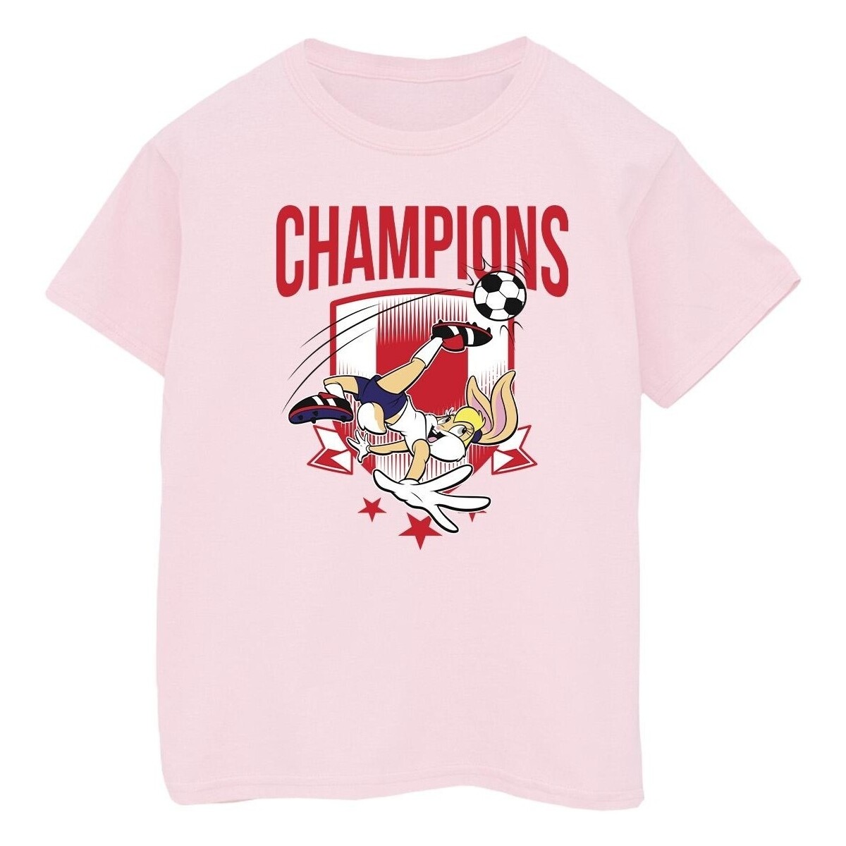 Abbigliamento Bambino T-shirt maniche corte Dessins Animés Lola Football Champions Rosso