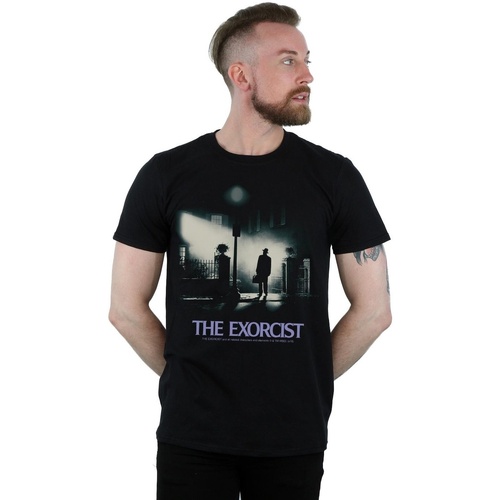 Abbigliamento Uomo T-shirts a maniche lunghe The Exorcist Movie Poster Nero