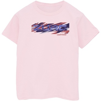 Abbigliamento Bambino T-shirt maniche corte Disney Lightyear Zurg Graphic Title Rosso