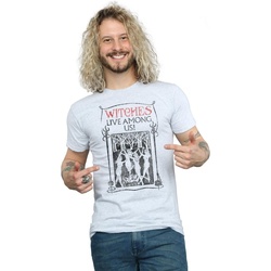 Abbigliamento Uomo T-shirts a maniche lunghe Fantastic Beasts Witches Live Among Us Grigio