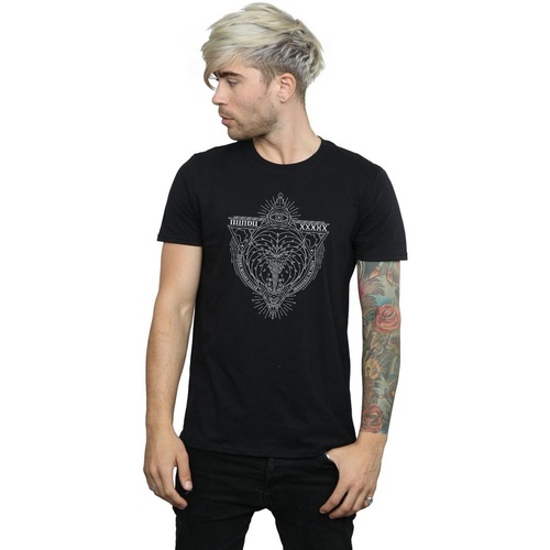 Abbigliamento Uomo T-shirts a maniche lunghe Fantastic Beasts Wizard Killer Icon Nero