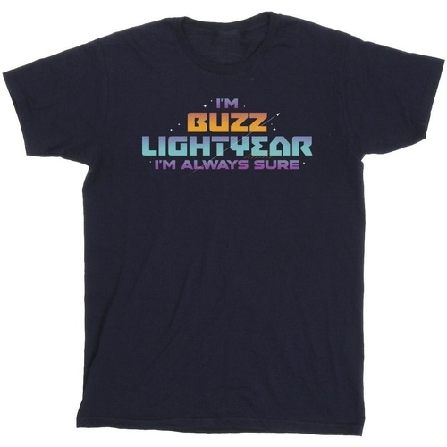 Abbigliamento Bambino T-shirt maniche corte Disney Lightyear Always Sure Text Blu
