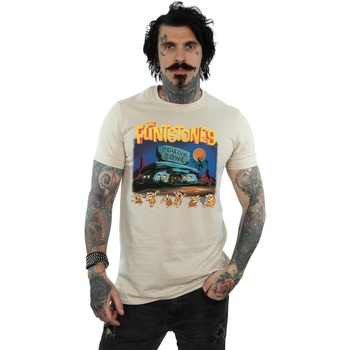 Abbigliamento Uomo T-shirts a maniche lunghe The Flintstones Champions Of Bedrock Bowl Multicolore