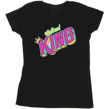Abbigliamento Donna T-shirts a maniche lunghe Disney The Lion King Classic King Nero
