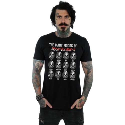 Abbigliamento Uomo T-shirts a maniche lunghe Friday 13Th The Many Moods Of Jason Voorhees Nero