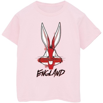 Abbigliamento Bambina T-shirts a maniche lunghe Dessins Animés Bugs England Face Rosso