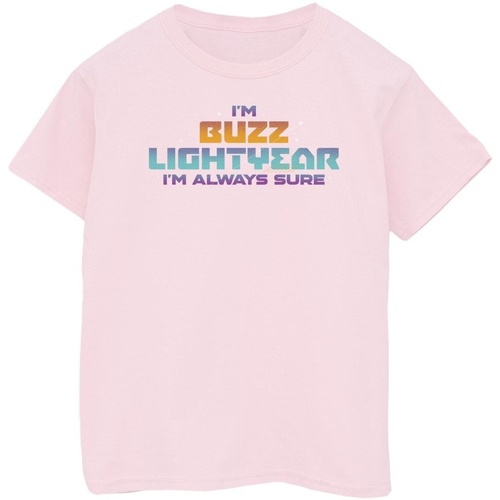 Abbigliamento Bambina T-shirts a maniche lunghe Disney Lightyear Always Sure Text Rosso