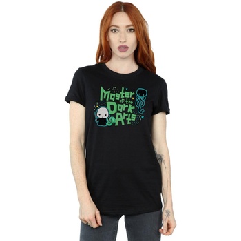 Abbigliamento Donna T-shirts a maniche lunghe Harry Potter Voldemort Dark Arts Junior Nero