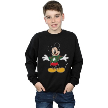 Abbigliamento Bambino Felpe Disney Mickey Mouse Christmas Jumper Stroke Nero
