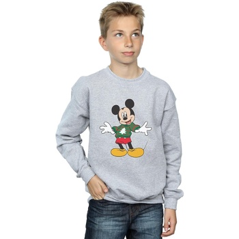 Abbigliamento Bambino Felpe Disney Mickey Mouse Christmas Jumper Stroke Grigio