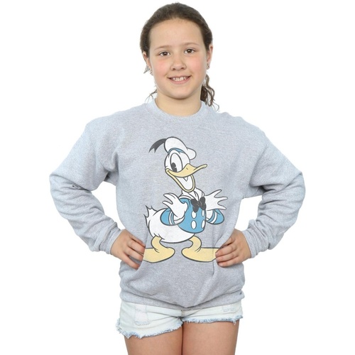 Abbigliamento Bambina Felpe Disney Donald Duck Posing Grigio