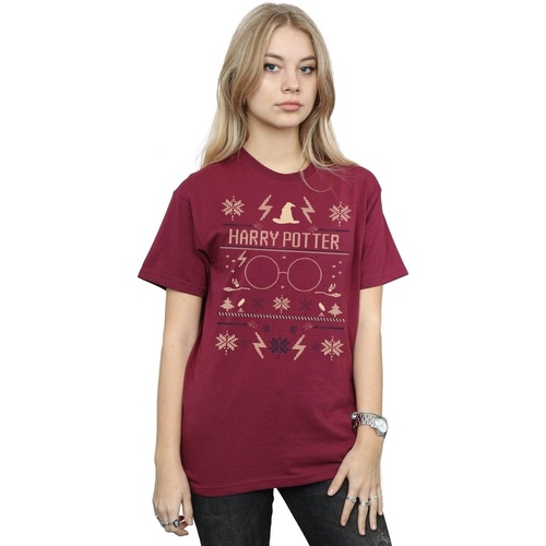 Abbigliamento Donna T-shirts a maniche lunghe Harry Potter BI26479 Multicolore