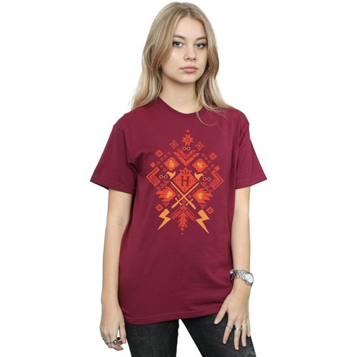 Abbigliamento Donna T-shirts a maniche lunghe Harry Potter BI26502 Multicolore