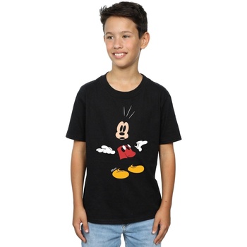 Abbigliamento Bambino T-shirt maniche corte Disney Mickey Mouse Surprised Nero
