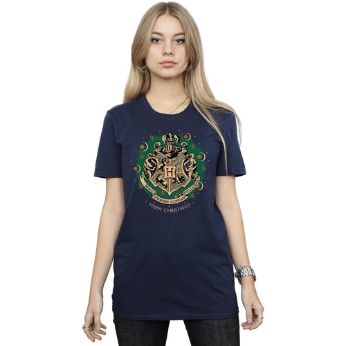 Abbigliamento Donna T-shirts a maniche lunghe Harry Potter  Blu