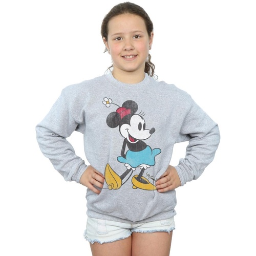 Abbigliamento Bambina Felpe Disney Mickey Mouse Classic Minnie Mouse Grigio