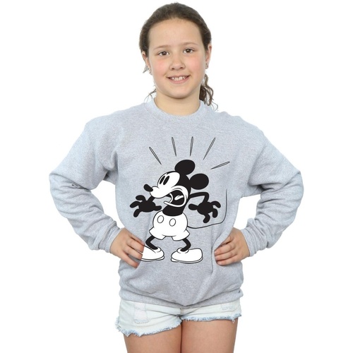 Abbigliamento Bambina Felpe Disney Mickey Mouse Scared Grigio