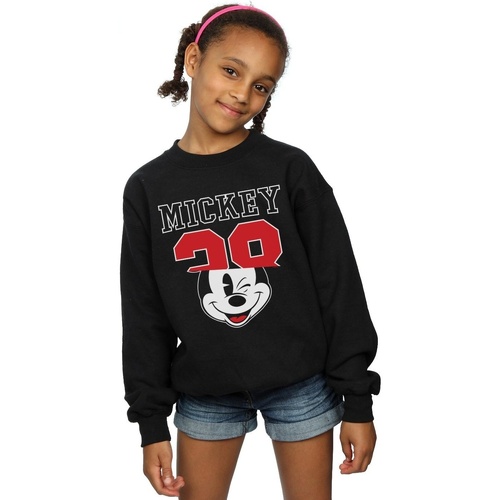 Abbigliamento Bambina Felpe Disney Mickey Mouse Split 28 Nero